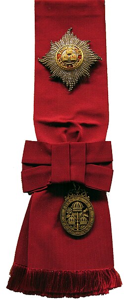 Sash and star of Grand Cross, civil division