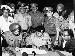 Surrender of Pakistan in December 1971