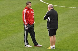 Ryan Nelsen as head coach of the Toronto FC. He served as head coach from January 2013 to August 2014.