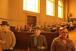 Ceramic figures of Internet Archive employees