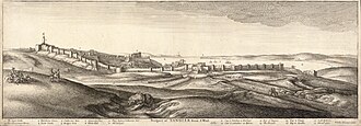 English Tangier circa 1670 by Wenceslaus Hollar