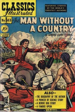 Cover of the Classics Illustrated issue with the story (1943)