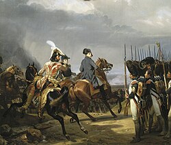 Napoleon reviewing the Imperial Guard before the Battle of Jena, 1806