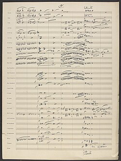 John Philip Sousa's manuscript arrangement of Richard Wagner's The Flying Dutchman overture (page 25 of 37).
