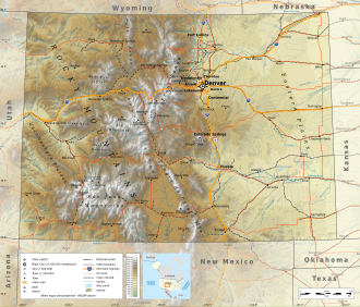 Map of Colorado
