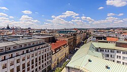 Na příkopě, the most expensive street among the states of V4