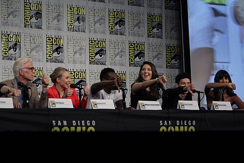 The cast of The Good Place at the 2018 San Diego Comic-Con