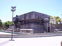 Mausoleum of Bernardino Rivadavia in Plaza Miserere, Buenos Aires.