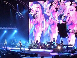 Depeche Mode in concert at London's O2 Arena, 2009