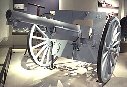 The French Canon de 75 modèle 1897, the first modern artillery piece