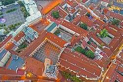 Vilnius University, one of the oldest universities in the region.[347] It was established by Stephen Báthory, King of Poland and Grand Duke of Lithuania, in 1579.