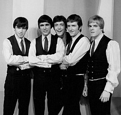The Dave Clark Five shown in 1966