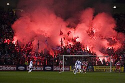 "Section 8", the supporters area at SeatGeek Stadium