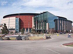 Ball Arena, home of the Denver Nuggets, the Colorado Avalanche, and the Colorado Mammoth
