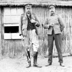Trenchard (shown left) in South Africa