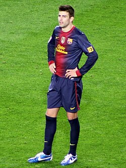 Piqué in 2012