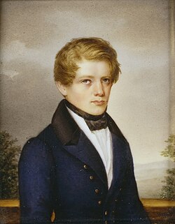 Bismarck in 1833, at age 18