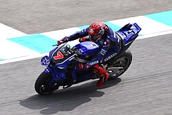 Augusto Fernández, riding a Yamaha YZR-M1, at Sepang (2025)