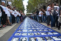 Argentines commemorate the victims of the U.S.-backed military junta on 24 March 2019.