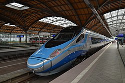 PKP Intercity Pendolino at the Wrocław railway station