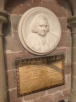 Memorial in Lichfield Cathedral