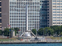 The Horace E. Dodge and Son Memorial Fountain in Hart Plaza