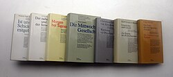 Book covers designed by Otl Aicher for Severin & Siedler