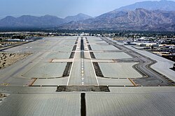 Runway 13R at Palm Springs International Airport