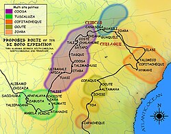 The second leg of the de Soto Expedition, from Apalachee to the Chicaza