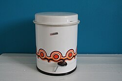 A pedal bin of 1972