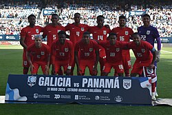 Panama national football team in 2024.
