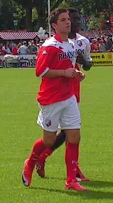 Mertens training with Utrecht in 2009