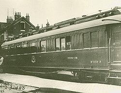 Foch's personal headquarters carriage, "The Compiègne Wagon" in 1918