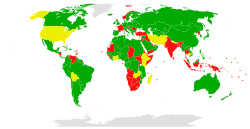 Parties and signatories to the Vienna Convention on the Law of Treaties: Parties Signatories Non-parties