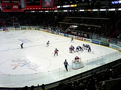 Södertälje SK-Leksands IF during a 2007 Kvalserien game
