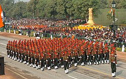 Maratha Light Infantry Regiment marching contingent, Republic Day parade, 2009
