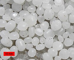 Beach pebbles made of halite; western coast
