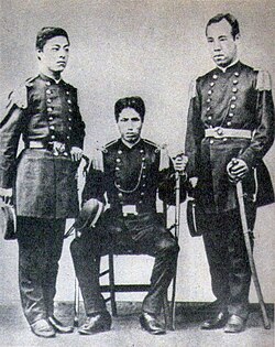 Japanese policemen circa 1875