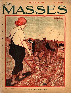 Cartoon predicting the aftermath of the war by Henry J. Glintenkamp, first published in The Masses in 1914.