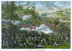 The Battle of Chickamauga, the war's highest two-day loss battle