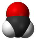 Spacefill model of formaldehyde