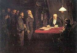 Strike action (1879), painting by Theodor Kittelsen