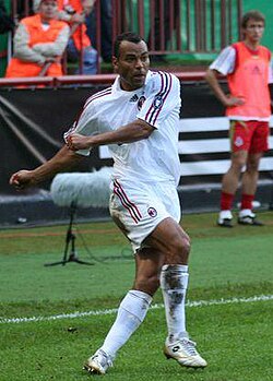 Cafu, the only footballer to have appeared in three consecutive FIFA World Cup finals