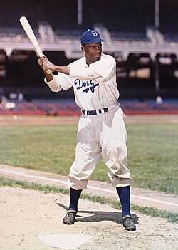 Jackie Robinson in 1947