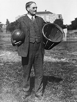 James Naismith, the inventor of basketball.