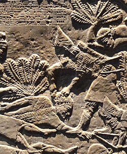 Relief of Ashurbanipal, depicting the beheading of the Elamite king Teumman