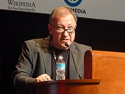 Scolari at the Wikimania 2015 conference