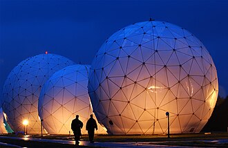 Radome at the Misawa Air Base Misawa Security Operations Center, Misawa, Japan