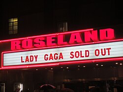 Final Roseland Ballroom marquee