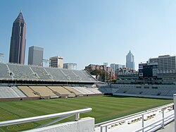 Bobby Dodd Stadium, where Atlanta United played part of its inaugural season in 2017.